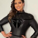 Hanan Motawie Instagram - شكرا للمركز الكاثوليكي لإتاحة الفرصه لي كي اكون عضو لجنه تحكيم في مهرجان مصري عريق وشكرا للتكريم❤️. Styled by @ihabeladly Dress by @georgekhayatcouture Mua @monaesmailmakeup Hairstyle @mostfadahab