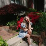 Hannah Colin Instagram - spring is in the air. 🌺 #hannahgracecolin #spring #flowers #explorepage #viral #dress #beyou #selflove #fit #louisville #monhegan #thebestisyettocome
