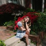 Hannah Colin Instagram - spring is in the air. 🌺 #hannahgracecolin #spring #flowers #explorepage #viral #dress #beyou #selflove #fit #louisville #monhegan #thebestisyettocome