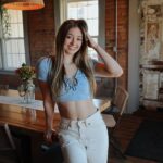 Hannah Colin Instagram - brunettes have more fun. 🩵 #hannahgracecolin #newalbany #weekend #explorepage #viral #saturday #beyou #selflove #kindnesswinshgc #thebestisyettocome