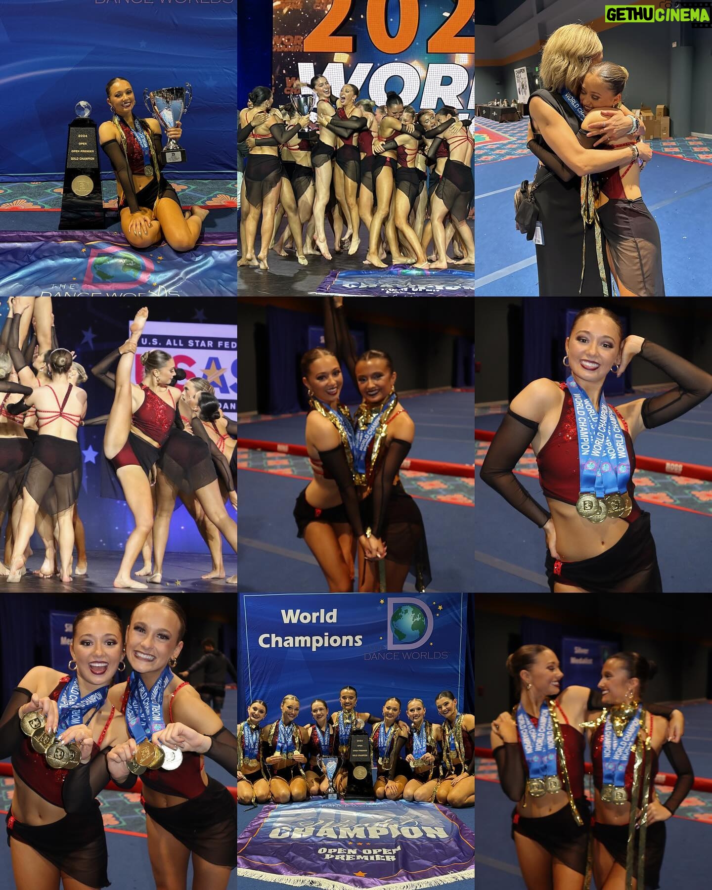 Hannah Colin - 59.8K Likes - WORLD CHAMPION x8 🌎🏆✨
I can’t even put into words the impact this team has left on me. I’m so grateful for every single moment & memory I have with you all. @leesvisiondance thank you for continuing to push me to be the best version of myself not only in dance but in life. This year we’re taking home 4 more GOLD MEDALS, and I couldn’t think of a better ending to the most amazing season. We truly are the best team in the WORLD!! we are vision. 🩵 #undeniable
.
.
.
#hannahgracecolin #worldchampion #worlds #dance #explorepage #viral #disney #g24 #8 #family #allstars #competition #thebestisyettocome
