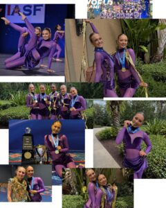 Hannah Colin Instagram - WORLD CHAMPION x8 🌎🏆✨ I can’t even put into words the impact this team has left on me. I’m so grateful for every single moment & memory I have with you all. @leesvisiondance thank you for continuing to push me to be the best version of myself not only in dance but in life. This year we’re taking home 4 more GOLD MEDALS, and I couldn’t think of a better ending to the most amazing season. We truly are the best team in the WORLD!! we are vision. 🩵 #undeniable . . . #hannahgracecolin #worldchampion #worlds #dance #explorepage #viral #disney #g24 #8 #family #allstars #competition #thebestisyettocome