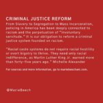 Hannah Kepple Instagram – “We need to seek criminal justice reform for a system built on racism.” Make sure you’re registered to vote!!