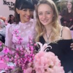 Hannah Simone Instagram – Truly the best day ever celebrating Season Two of Not Dead Yet with my sisters @hereisgina @laurenelizabethash @angelagibbs @caseyteevee and my sweet date @clarkegetty_ . I got to meet so many amazing women and chat about this incredible funny weird new season! What a morning :) see everyone this Wednesday Feb 7 when the show premieres on ABC and then on Hulu! ❤️❤️❤️