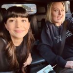 Hannah Simone Instagram - Tune in tonight for a BRAND NEW EPISODE of Not Dead Yet! We laugh! We do ridiculous things! We play baseball! Swipe through to see dumb photos of @laurenelizabethash carpooling to work together because apparently shooting for 12 hours a day together isn’t enough time spent in each other’s company 😂