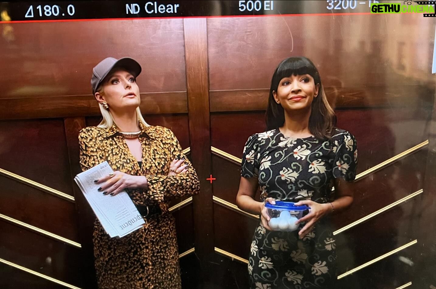 Hannah Simone Instagram - Behind the scenes Not Dead Yet fashion dump. All cute outfits provided the by legends that are @michellecolecostumedesign and @svhudson 👗 ❤️ swipe thru to see the team and also a video of me doing weird things that break Angela in a scene 😂