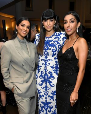 Hannah Simone Instagram - What an incredible honor to be a co-host of the South Asians at the Oscars celebration. A wonderful night celebrating the phenomenal South Asian Oscar nominees and connecting with the South Asian giants in our industry. We have come so far and have held each other up the entire way… what a powerful and magical evening. xo