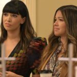 Hannah Simone Instagram - Behind the scenes Not Dead Yet fashion dump. All cute outfits provided the by legends that are @michellecolecostumedesign and @svhudson 👗 ❤️ swipe thru to see the team and also a video of me doing weird things that break Angela in a scene 😂