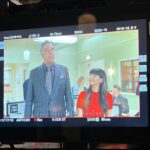 Hannah Simone Instagram - Behind the scenes Not Dead Yet fashion dump. All cute outfits provided the by legends that are @michellecolecostumedesign and @svhudson 👗 ❤️ swipe thru to see the team and also a video of me doing weird things that break Angela in a scene 😂