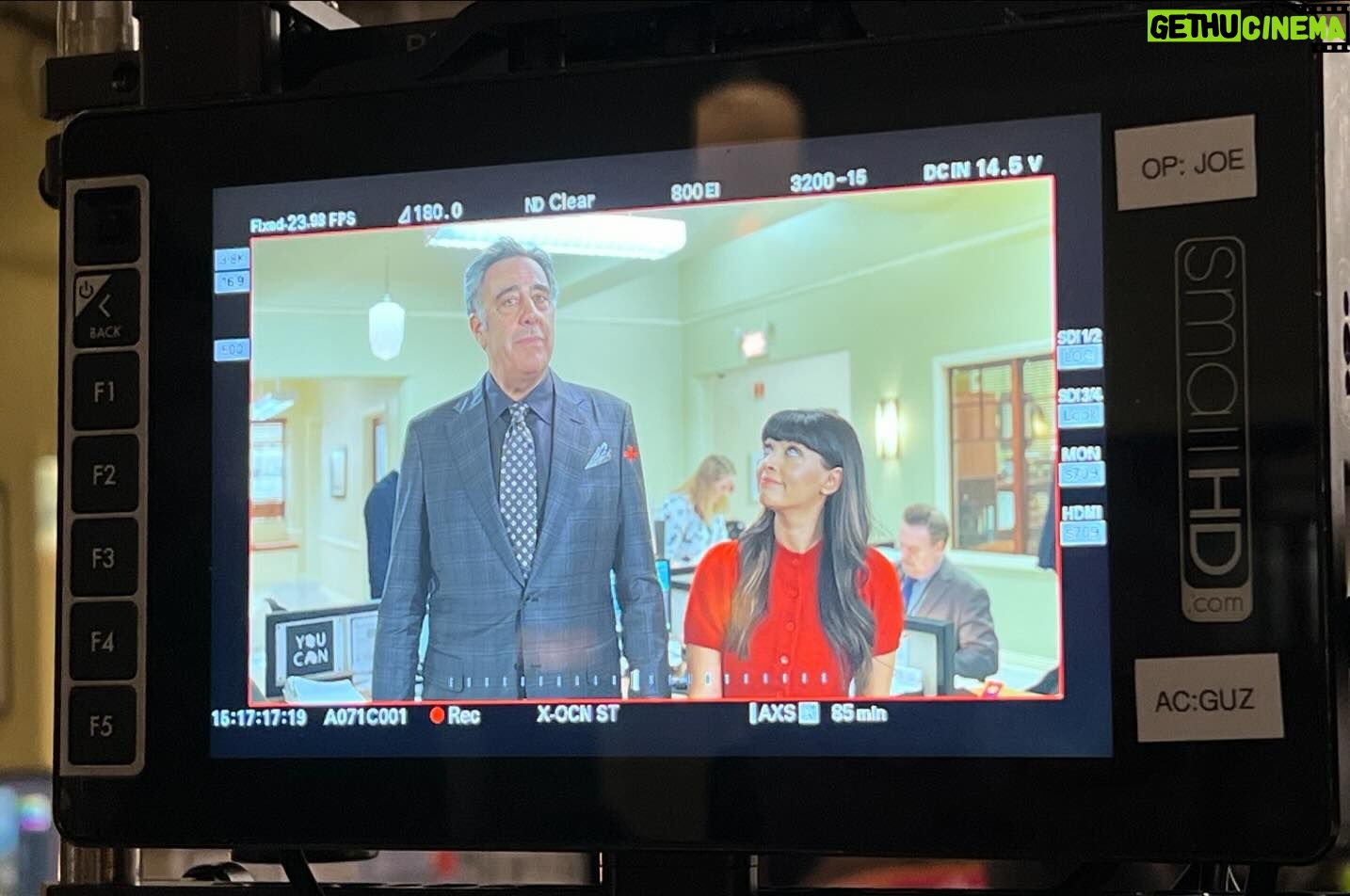 Hannah Simone Instagram - Behind the scenes Not Dead Yet fashion dump. All cute outfits provided the by legends that are @michellecolecostumedesign and @svhudson 👗 ❤️ swipe thru to see the team and also a video of me doing weird things that break Angela in a scene 😂