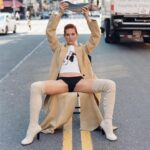Hari Nef Instagram - unafraid to referencence or not reference! put it in a blender 🦞 photographed by oliver hadlee perch and styled by thistle brown for #marfa100, celebrating ten years of @marfajournal with an exhibition of tees depicting the mag's most memorable propositions 🦞 it just doesn't get better than chloë sevigny wearing a lobster by brianna capozzi and haley wollens 🦞 honored to take up the mantle of seafood and you know it had to be fish 🦞 three cheers for chinatown baby
