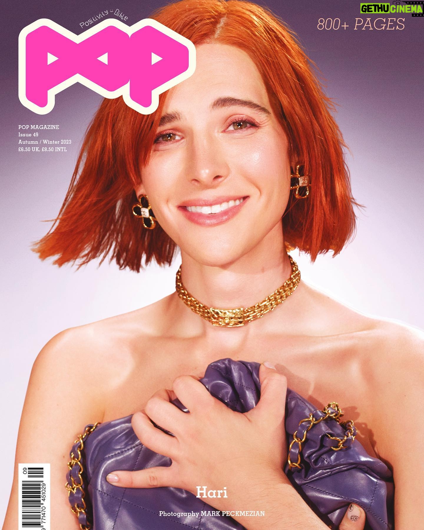 Hari Nef Instagram - pop no. 49 by mark peckmezian styled by matt holmes with makeup by emi kaneko and hair by akki shirakawa set by mike feswick and all clothes by chanel wearing the most opulent garments available is an invitation to get down and maybe dirty. we found a woman strung out, or maybe down—in couture at an afterparty—or maybe a stage play about an afterparty—burroughs away from home. the shades in the 2nd pic are mine actually! they're good at blocking out a sunrise i know i already posted the cover but the full story was worth a repost. it's My grid and i'll cry if i want to :)