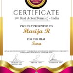 Harija Instagram - Thankful to the universe and the whole team of Tara .. u guys are my chellakutties @filmdiarypictures @logeshwar_official @giffy_pgr @amar_theinfinity_e @charukesh_m Thanks to the entire team