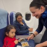 Harshdeep Kaur Instagram - Making memories with our little one who turned 3 yesterday !! This 3rd birthday was unique since Hunar celebrated it 35000ft high in the sky! Followed by a musical wish by all our team members travelling with us ❤️ Thank you to each one of you for making his day so so special 😀