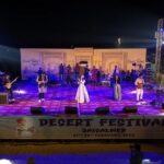Harshdeep Kaur Instagram - The Desert Festival in the Golden City was a sight to behold, with enchanting cultural performances by renowned singer Harshdeep Kaur, Rajasthani folk artist Tagaram Bheel, and mesmerizing Kalbelia dance by Gulabo Devi. It was truly a dazzling showcase of talent. #TyoharonKaDes #ColoursOfIndia #DesertFestival #Jaisalmer #Harshdeepkaur #ExploreRajasthan #Travelrajasthan #RajasthanTourism #Rajasthan