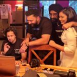Harshdeep Kaur Instagram - The Team ❤️ The journey becomes even more beautiful than the actual destination when you have such creative and encouraging people standing right next to you.. always pushing you to give your best 🫶🏼 Thank you @mankeet_singh @abhijitvaghani @shubh.mukherjee #YaarBanaayaTennu #HarshdeepKaur #making #HarshdeepKaurMusic #Teamwork #indiemusic #bts