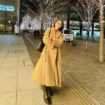 Haru Instagram - 三連休ですね。 みなさんお出かけしましたか？ 私は仕事終わりにイルミネーションが綺麗だったので 写真を撮ってもらいました✨ グレイトギフトの撮影も頑張ってます🎁