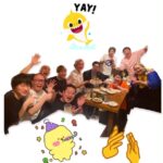 Haruna Kondo Instagram - ※ タカアンドトシ、タカさんのお誕生日会 ´◡`♡♥ おめでとうございます！ 全体的に丸い人が多いです☻