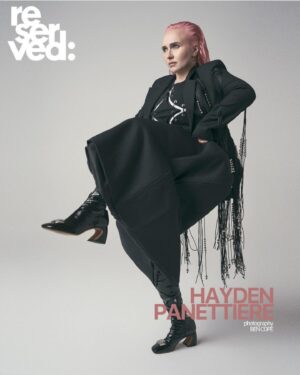 Hayden Panettiere Instagram - Had an epic time shooting for @reservedmagazine!  So many sick outfits especially the green @amiri pants and white @amiri sneaks!  Written by Delaney Willet | @dpwillet  Photographed by Ben Cope | @ben_cope  Styled by Luca Kingston | @lucakingston  Hair: Rena Calhoun | @rena.calhoun @virtuelabs @aframe_agency  Makeup: Vittorio Masecchia | @vittoriomasecchia  at @opusbeauty  Produced by BJ Panda Bear | @bjpandabear  Outfits: Pink Top @tako__mek__  Looney Tunes Jacket X L3DE Marzo @13demarzo_official  Blazer: @janashia_  Tan Jacket: @31philliplim  Pink Suit: @argent  Jewelry: @davidyurman , Michael Dawkins and @marco_bicego