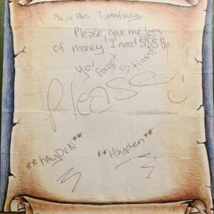 Hayden Panettiere Instagram - My dad found this gem today. #ToothFairy