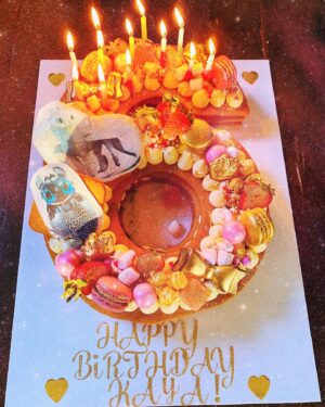 Hayden Panettiere Instagram - 6 years ago today, I met the most amazing (not so little anymore) creature. Can’t believe my baby girl is getting so big! Thanks for the beautiful cake Yana! #HappyBirthdayKaya #blessed @klitschko @dandycoutureflowers