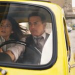 Hayley Atwell Instagram - Anyone fancy a lift with these two? Buckle up, buttercup! @missionimpossible #missionworldtour #Graceunderfire July 12th 🔥