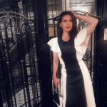 Hayley Atwell Instagram - Paris by night ❤️ dress by the formidable @gabrielahearst for @chloe (and black-bobbed to perfection)