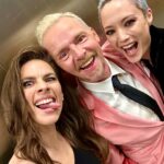 Hayley Atwell Instagram - A triptych of triumph… working with these two talented beauts has been a rollicking ride. @simonpegg @pom.klementieff @missionimpossible #missionworldtour