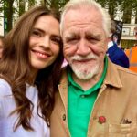 Hayley Atwell Instagram – In solidarity with @sagaftra members of @equityuk gathered in Leicester Square in London today #sagaftrastrong #sagaftrastrike @simonpegg