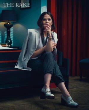 Hayley Atwell Instagram - Thank you for your thoughtful questions  @therake and your kind words… 🌷🌷🌷 Photography @kimlangstudio  Fashion Direction @gracegilfeather  Styled by @_elenagarcia  Hair @dayaruci  Makeup @jennycoombsmakeup
