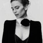 Hayley Atwell Instagram - Loved this shoot for @roseandivyjournal 🤍🖤