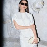 Hayley Atwell Instagram - Gaida’s minimalist, relaxed elegance. I loved attending the show and wearing this leather dress. Thank you Rosanna and Gabriele! @giada_montenapoleone #GIADA #GIADASS24 #MFW Photographer: @pawelpysz @rosefordestudio @wendyrowe @stefanbertin