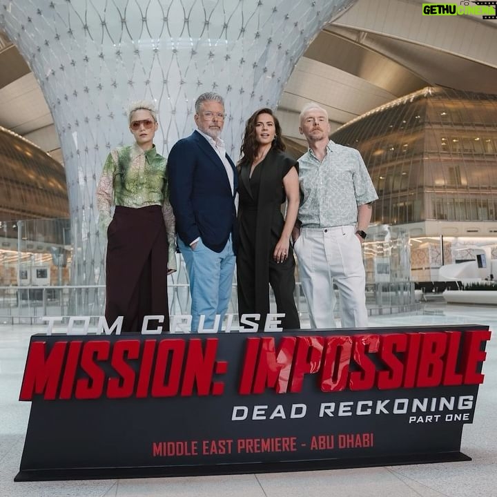 Hayley Atwell Instagram - Heroes, villains, misfits, and scallywags… it’s time to pick a side @missionimpossible @christophermcquarrie @simonpegg @pom.klementieff #missionworldtour