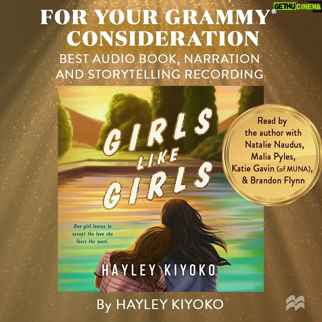 Hayley Kiyoko Instagram - For Your GRAMMY® Consideration, the "Girls Like Girls" Audiobook version of Hayley's debut novel narrated by an all-queer cast including Kiyoko, Natalie Naudus, Malia Pyles, Katie Gavin (of MUNA), and Brandon Flynn.