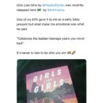 Hayley Kiyoko Instagram - I would love to know… where were YOU when you first saw/heard Girls Like Girls? 👯‍♀️🌈 Also thank you for sharing all of your reactions and thoughts on the novel with me! I love seeing all of your aesthetic book pics🥰Here are some that I’ve come across that have made me so 🥹🥹and pls keep tagging me! I love seeing them. GLG stayed on the NYT bestseller list for a second week! Thank you thank you thank you from the bottom of my heart. I love you so much. Hope you have a wonderful weekend 😘🥹🥹