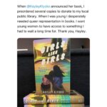 Hayley Kiyoko Instagram - I would love to know… where were YOU when you first saw/heard Girls Like Girls? 👯‍♀️🌈 Also thank you for sharing all of your reactions and thoughts on the novel with me! I love seeing all of your aesthetic book pics🥰Here are some that I’ve come across that have made me so 🥹🥹and pls keep tagging me! I love seeing them. GLG stayed on the NYT bestseller list for a second week! Thank you thank you thank you from the bottom of my heart. I love you so much. Hope you have a wonderful weekend 😘🥹🥹