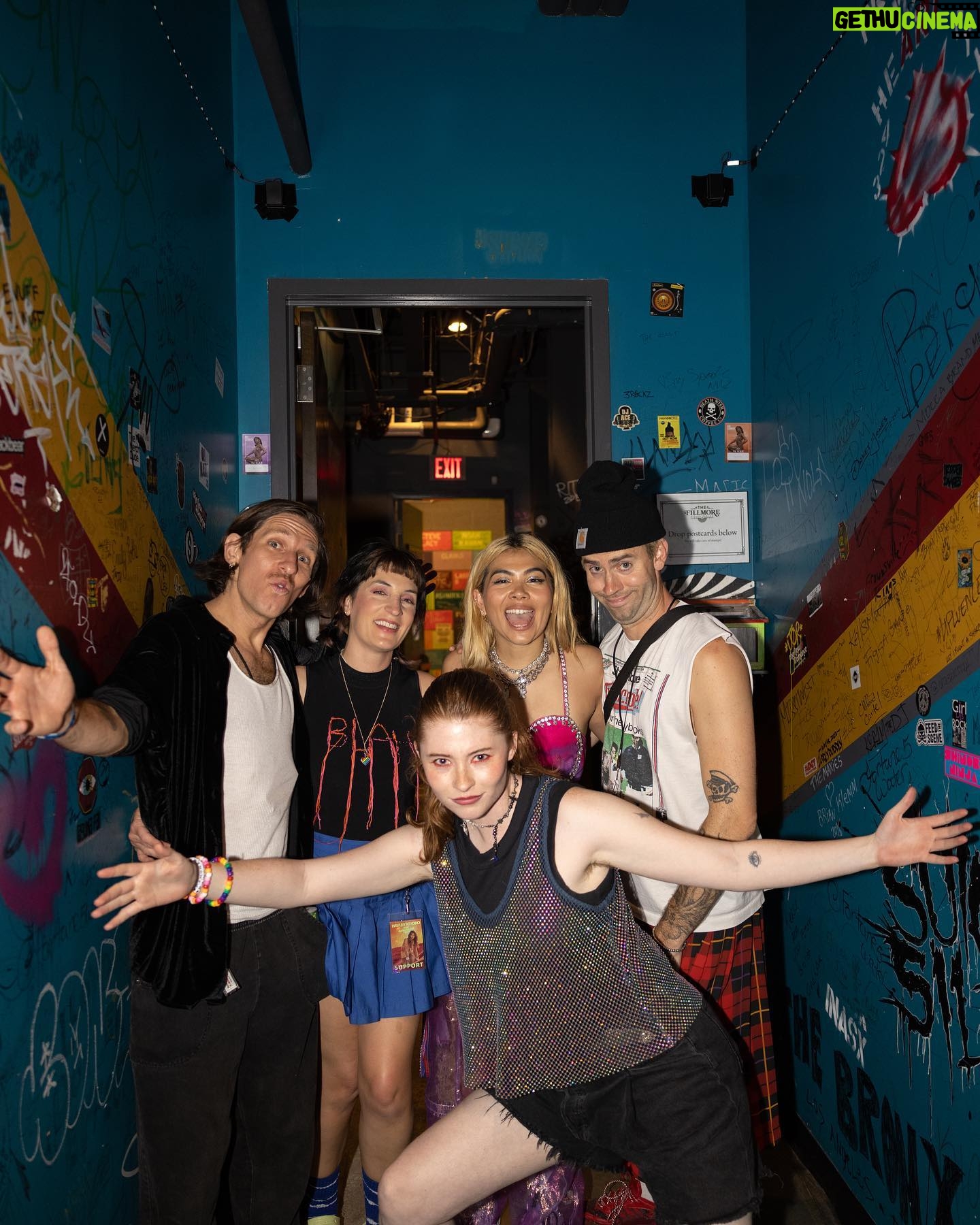 Hayley Kiyoko Instagram - 34 shows and the Panorama Tour is over. 😠What this tour has meant to me will be something I carry with my soul for the rest of my life. The past couple of years, I lost my confidence and ability to believe in myself. Lost my sense of purpose and self. There were some really dark times where I questioned everything. If I was going to be able to dance again. Tour again. Believe again. Show up for myself again. This tour reminded me that I cannot give up. Ever. It fueled my soul in ways I can’t describe. Every show I found my confidence growing, my sense of self feeling safe, and my purpose crystal clear. Thank you from the bottom of my heart for every single one of you who came to a show. Celebrated themselves. Shared their vulnerability and kindness. The meet and greets and q&as meant so much to me. Getting to witness your joy in the crowd and allowing yourselves to be swept up in the moment is one of my greatest honors. I want to thank my AMAZING tour family; my crew, my band, my dancers. Thank you all for working so incredibly hard and supporting me. I couldn’t have done this without you. Thank you for giving it your all every single night, keeping us safe and making sure the fans have the best concert experience possible! I couldn’t be more proud of this show. I love you all so so much. 🥹 Thank you to our amazing openers @leah @kkatherineli @emmymelimusic and the second half @illpeach__ and @allisonponthier !!! It was such an honor to get to hear you play and kill it every night! I miss you all already. So much. Hoping we get to do this all again sooner rather than later but in the meantime, we keep climbing. 😈