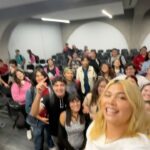 Hayley Kiyoko Instagram - I am overwhelmed with emotion. This weekend I went to Guadalajara for the first time to celebrate the Spanish release of my book ‘A Las Chicas Les Gustan Las Chicas’ having no idea what to expect. The trip started off at @filguadalajara a book festival with a sold out presentation of 800 people and a signing with almost 500 of you. Then we visited @prepa_22 where I was surprised with this massive mural made by the students. We laughed, we cried. I was met with such beauty, kindness, vulnerability and bravery from so many fans. When some of you had shared that you watched GLG the music video for the first time at 8 years old, my mind was blown. To finally meet you 8 years later, now 16 years old reading the GLG novel…I can’t begin to tell you what it means to me. Being a part of your journey has inspired me to never give up. Ever. This world can be so dark and discouraging, but there is so much light in this world. Every single one of you shine so bright and make me feel so hopeful for our future. Thank you for this boost of encouragement. My dream is to be able to tour Mexico one day and I can’t wait to see you again. I thought I was going to Guadalajara but I was quickly corrected by all of you that it is actually GAYDALAJARA 🌈🇲🇽😘 Te quiero mucho