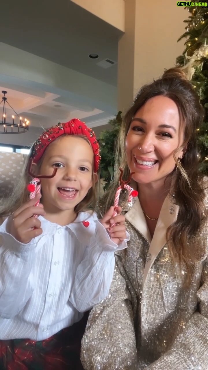 Haylie Duff Instagram - 🎄✨ Crafting memories! Haylie Duff and her adorable helper are turning candy canes into the cutest holiday reindeer. Perfect for family fun time! For the extended version of this video and more exclusive uplifting content that celebrates the spirit of the season, don’t forget to check out the My UPtv app! 📺 🎁 #HolidayTraditions | #ChristmasCrafts | #christmasspirit | #holidaycrafts | #christmasinspiration