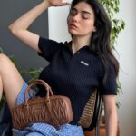 Hazar Ergüçlü Instagram – 👛 @miumiu  #miumiu #miuarcadie