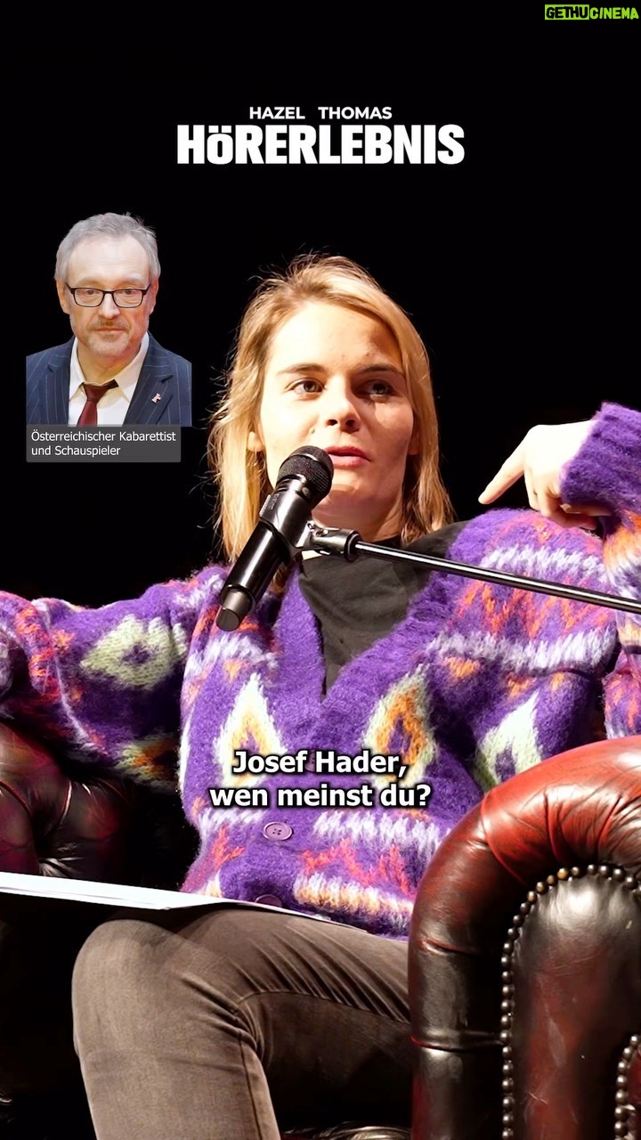 Hazel Brugger Instagram - Fast die gleiche Person 🧐 #hazelthomashörerlebnis wen hättet ihr gerne mal als Gast im Podcast?