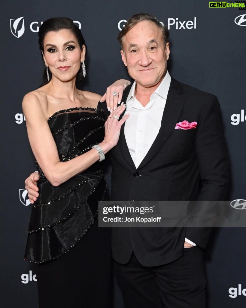 Heather Dubrow Instagram - PROUD to have been a presenter at last night’s @glaad Awards and I just want to say — what an INCREDIBLE night for such a worthy cause ❤️ For anyone who doesn’t know, the GLAAD Awards recognize media for their inclusivity of the LGBTQ community and honor them for their fair and accurate representation - Which is something that I not only applaud but also something that I wholeheartedly support. Inclusivity will always be of utmost importance to me so thank you to GLAAD for putting together an amazing Award show !!!! And for anyone who’s been following along this week: YES ! I went with the black dress !! I mean… Are we surprised 😂😂 What’re your thoughts??!! 👀👀💃🏻