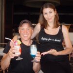 Heather Dubrow Instagram - Happy Valentine’s Day to my person ❤️ Sorry for the bad quality photo - This is also a way back Wednesday to our naming party of the twins (swipe for me pregnant with Kat - the shirt says it all 😂🤷🏻‍♀️). I love you @drdubrow and love the life that we’ve built together. 27 years later and you are still my honyi and my forever Valentine ! ❤️
