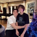 Heather Dubrow Instagram - Unseen scenes from our Hannukah dinner ❤️(How does this already feel like it was forever ago ???) FUN FACT: every year we play spin the dreidel and now that the kids are older it’s become one of my favorite things !! I put unwrapped gifts on a table to the side and everyone gathers around the main table to play and as soon as someone gets to 21 we all yell “PICK PICK PICK!!!” and you get to go up to the table and choose a gift -it’s SO fun !! One of my favorite family traditions ❤️❤️ Last night we also did a “9th Night of Hannukah” because all of the kids are home and wanted latkes so maybe that’ll be a new tradition… 💃🏻 Do you do any fun or special family holiday traditions?? Share them in the comments !!
