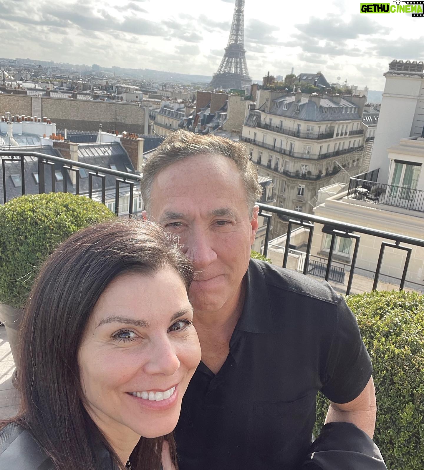 Heather Dubrow - 51.6K Likes - Postcards from Paris!!! I’m in a post-@louisvuitton Fashion Show state of bliss and I’m staying that way until tomorrow ! (When I am literally and figuratively back to REALITY !) More to come… ❤️ #pfw