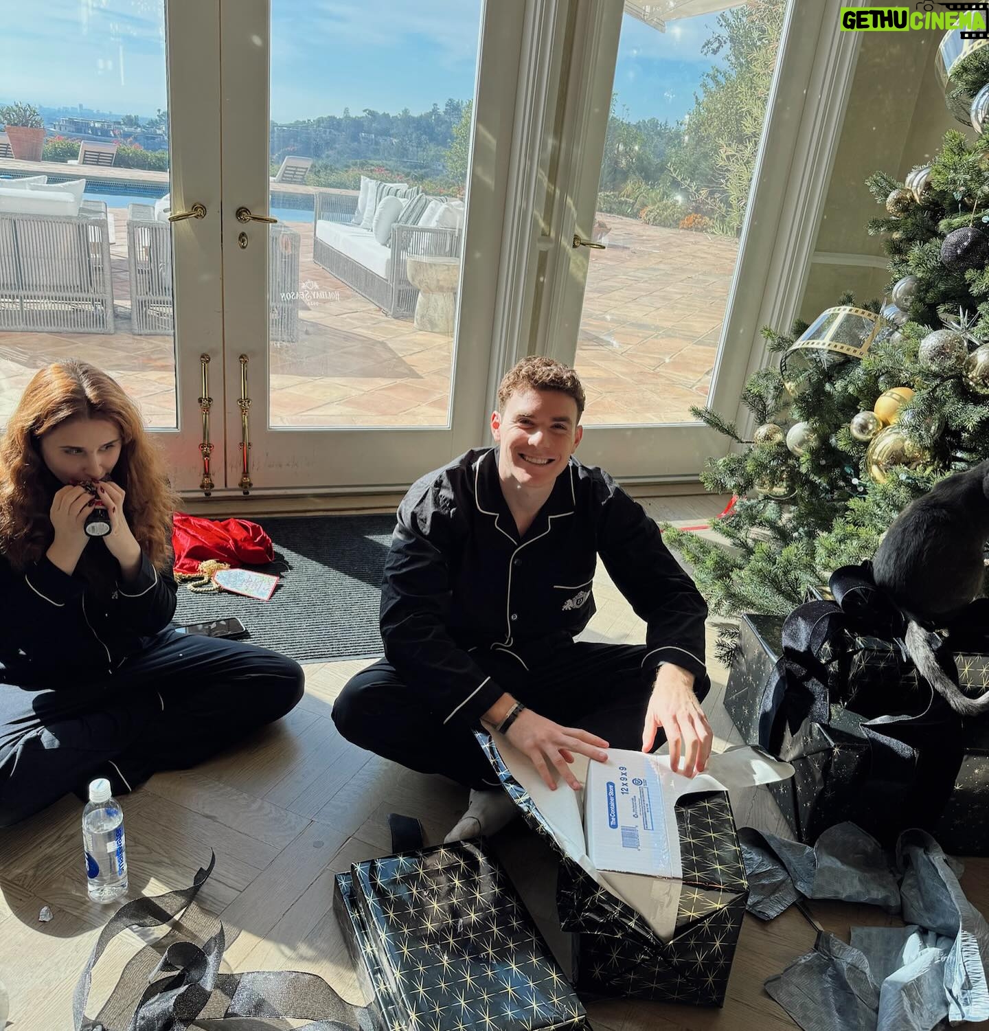 Heather Dubrow Instagram - & THAT’S A WRAP 🎬 on Christmas 2023!!! Happy holidays from us to you - I hope you all smiled as big as Terry did when he saw his giant pepper mill !! 😂 Wishing you a safe, happy, and healthy holiday… Love, The Dubrow Family ❤️❤️ ( LAST PIC is Terrys face as he sees how many gifts are under the tree 🤣🙏❤️)