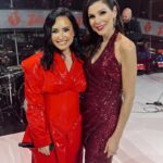 Heather Dubrow Instagram - NOT OVER this dress, this incredible event and meeting so many amazing, talented, powerful women (including the insanely talented @ddlovato )! Last week I asked you to help me pick my dress to walk the runway at @american_heart Red Dress Event and SO MANY of you choose this one!!! ( Loved them all - but you know I can’t resist a little bit of sparkle 💃🏻 ) Thank you again to @pamellaroland for this amazing dress - I felt strong, empowered, confident and BOLD ! To quote Demi here … “what’s wrong with being confident??!!” This event was so special because it embodied so much of what I care about: Raising awareness for a more-than-worthy cause and empowering women to proactively take control of their health. I was grateful for the opportunity on the red carpet to discuss Terry’s TIA and the scary but very real experience we had last year in order to raise awareness for strokes. Having @drdubrow come up from his seat and meet me on the runway for a special moment was the cherry on top ❤️