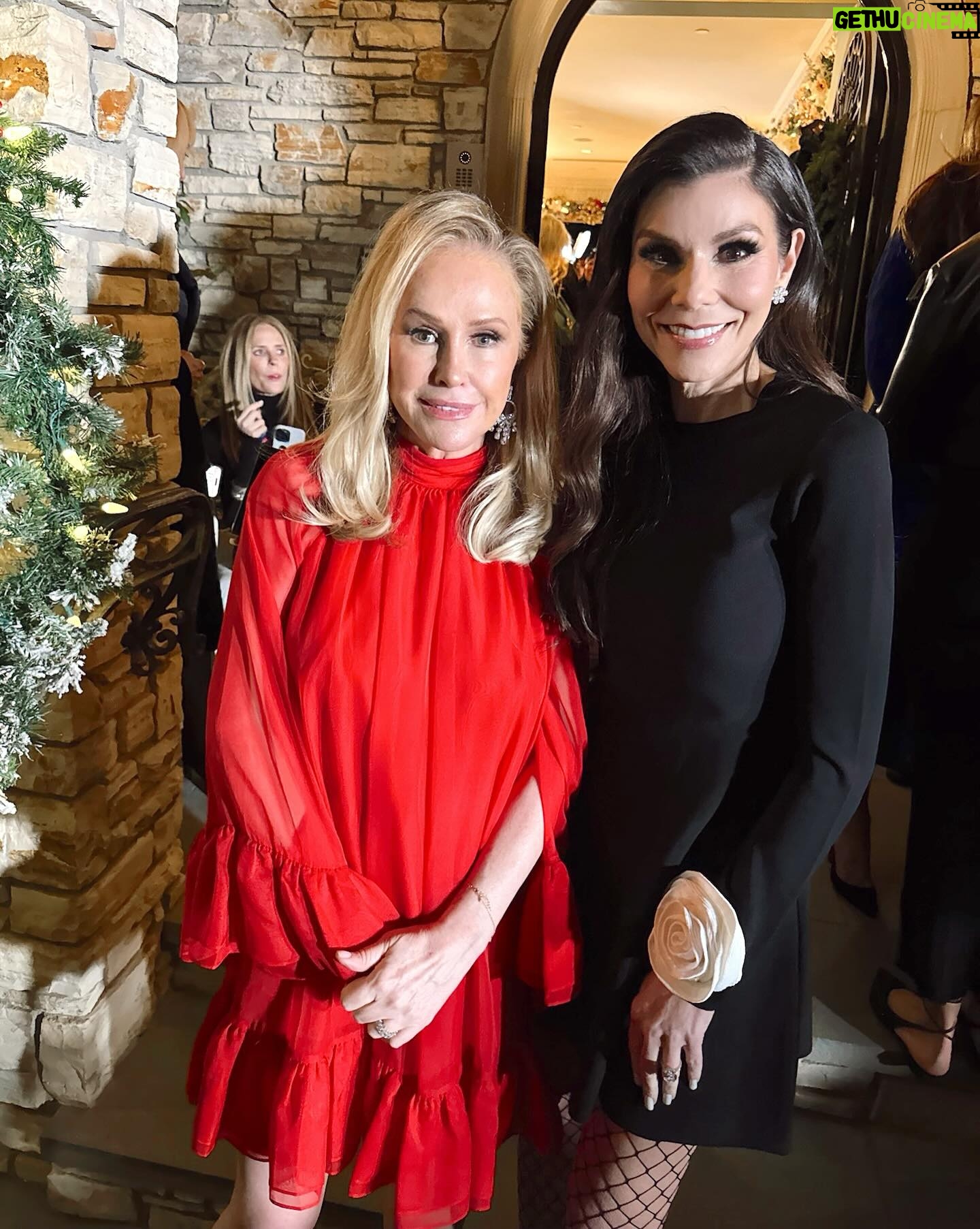 Heather Dubrow Instagram - The perfect start to holiday party season!! Thank you @kathyhilton for including us in such a special night! Loved catching up with old friends… And made some new ones ! 💃🏻💃🏻