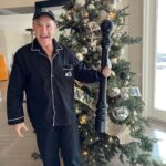 Heather Dubrow Instagram - & THAT’S A WRAP 🎬 on Christmas 2023!!! Happy holidays from us to you - I hope you all smiled as big as Terry did when he saw his giant pepper mill !! 😂 Wishing you a safe, happy, and healthy holiday… Love, The Dubrow Family ❤️❤️ ( LAST PIC is Terrys face as he sees how many gifts are under the tree 🤣🙏❤️)