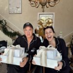 Heather Dubrow Instagram - & THAT’S A WRAP 🎬 on Christmas 2023!!! Happy holidays from us to you - I hope you all smiled as big as Terry did when he saw his giant pepper mill !! 😂 Wishing you a safe, happy, and healthy holiday… Love, The Dubrow Family ❤️❤️ ( LAST PIC is Terrys face as he sees how many gifts are under the tree 🤣🙏❤️)